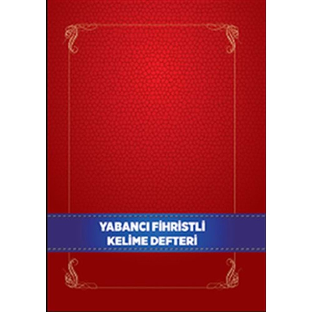 KARATAY YABANCI DİL FİHRİSTLİ KELİME DEFTERİ