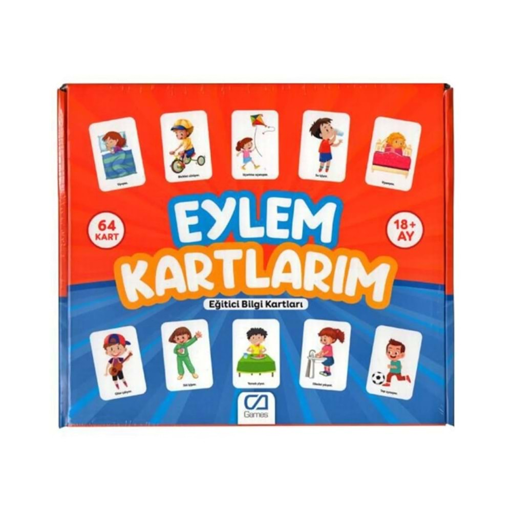 CA GAMES EYLEM KARTLARIM EĞİTİCİ BİLGİ KARTLARI 64 KART-CA.5174