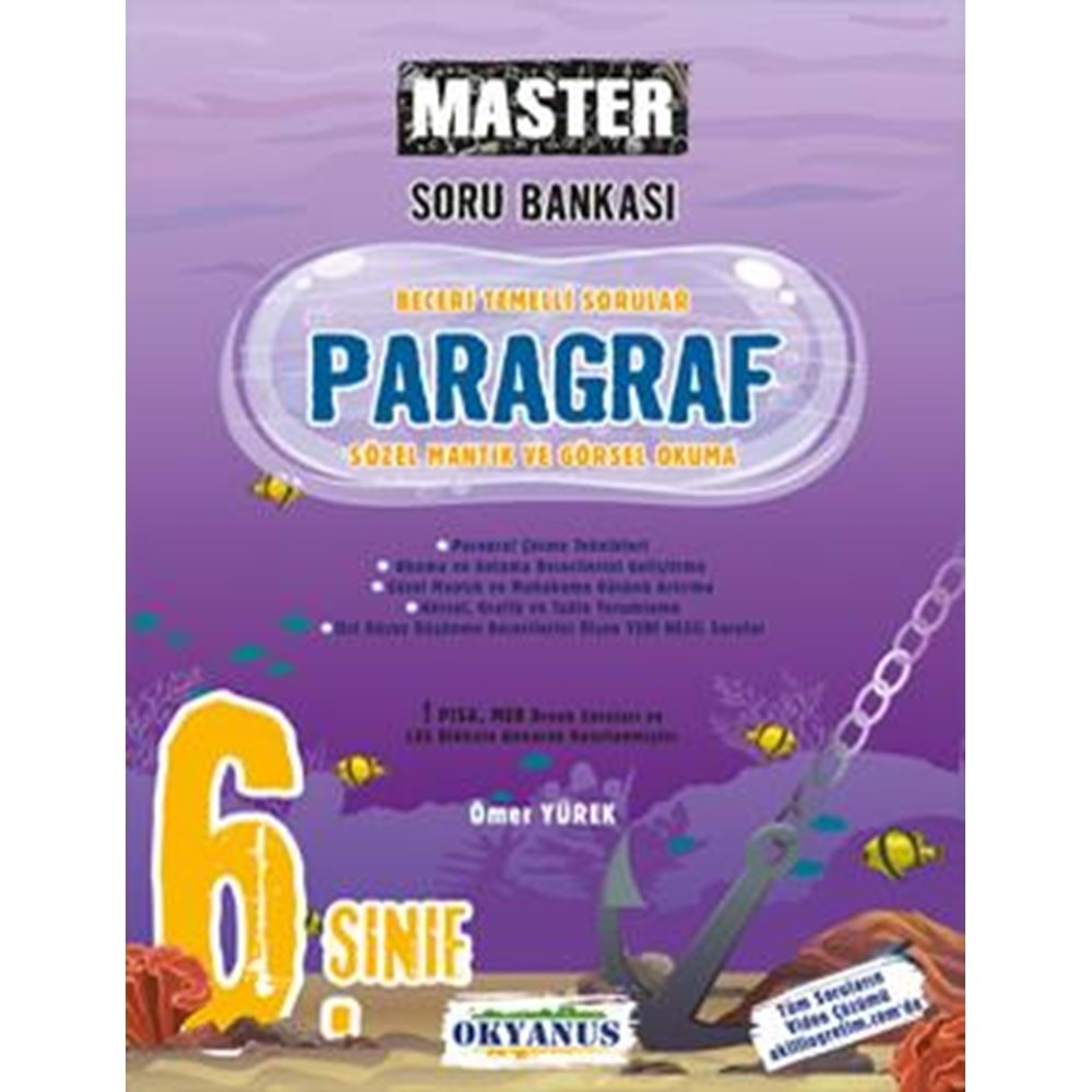 OKYANUS 6.SINIF MASTER PARAGRAF SORU BANKASI