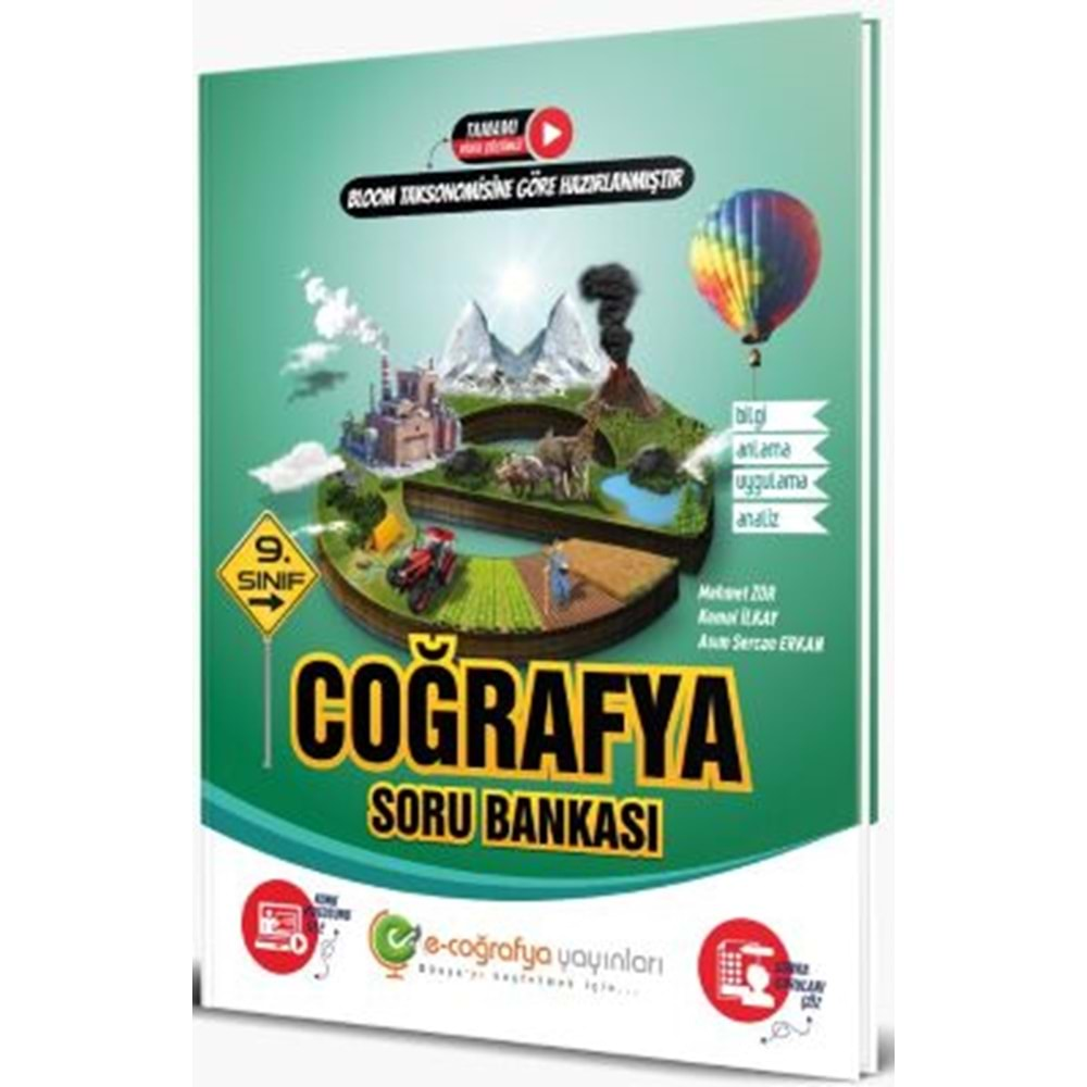 E-COĞRAFYA 9.SINIF COĞRAFYA SORU BANKASI-2024