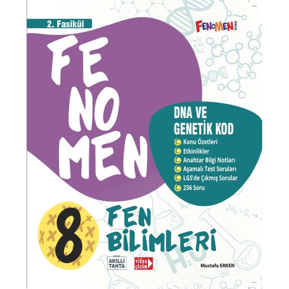 GAMA FENOMEN 8.SINIF FEN BİLİMLERİ 2.FASİKÜL (DNA VE GENETİK KOD)