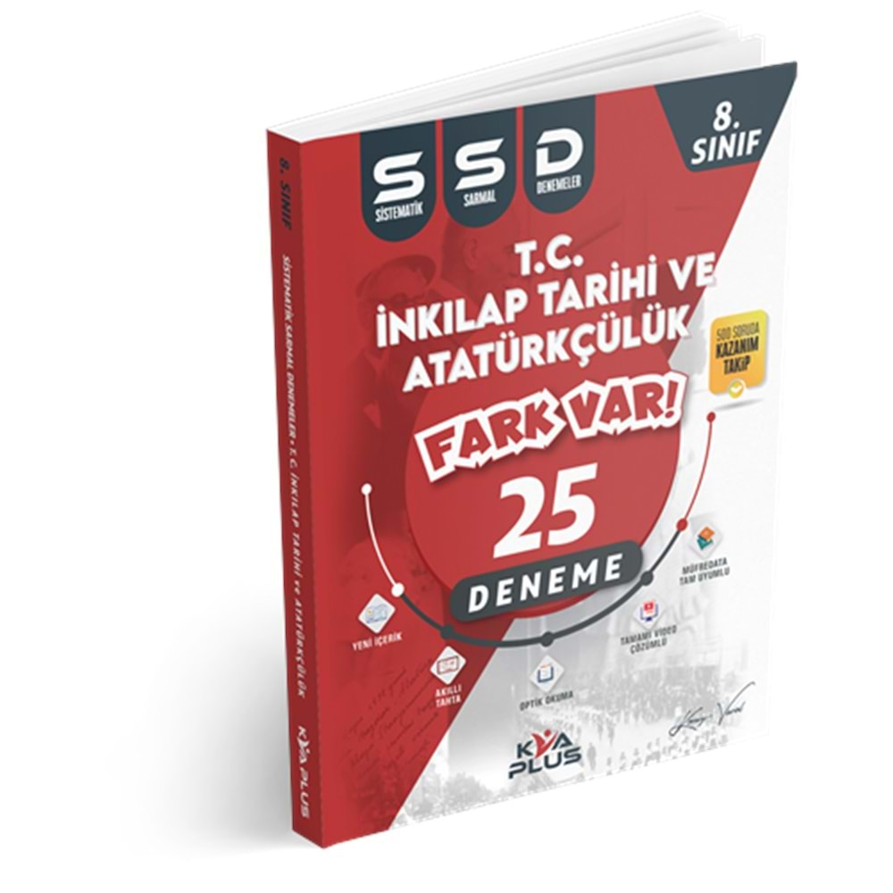 KORAY VAROL 8.SINIF T.C. İNKILAP TARİHİ VE ATATÜRKÇÜLÜK 25 SİSTEMATİK SARMAL DENEME