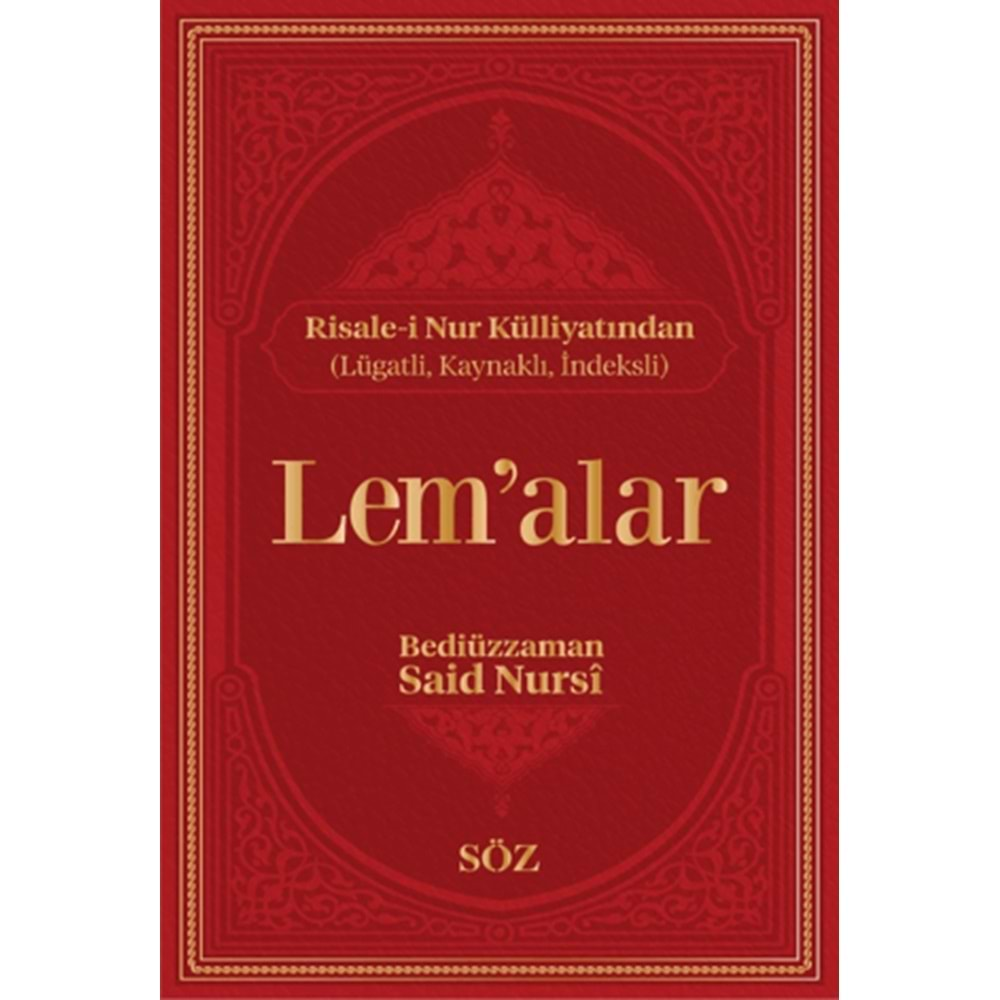 LEMALAR CİLTLİ-BEDİÜZZAMAN SAİD-İ NURSİ-SÖZ BASIM YAYIN