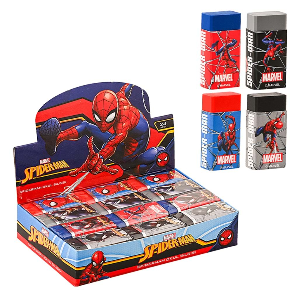 FROCX SPIDERMAN DİKDÖRTGEN SİLGİ-OTTO.40374