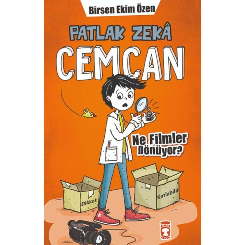 PATLAK ZEKA CEMCAN NE FİLMLER DÖNÜYOR?(FLEKSİ CİLT)-BİRSEN EKİM ÖZEN-TİMAŞ ÇOCUK