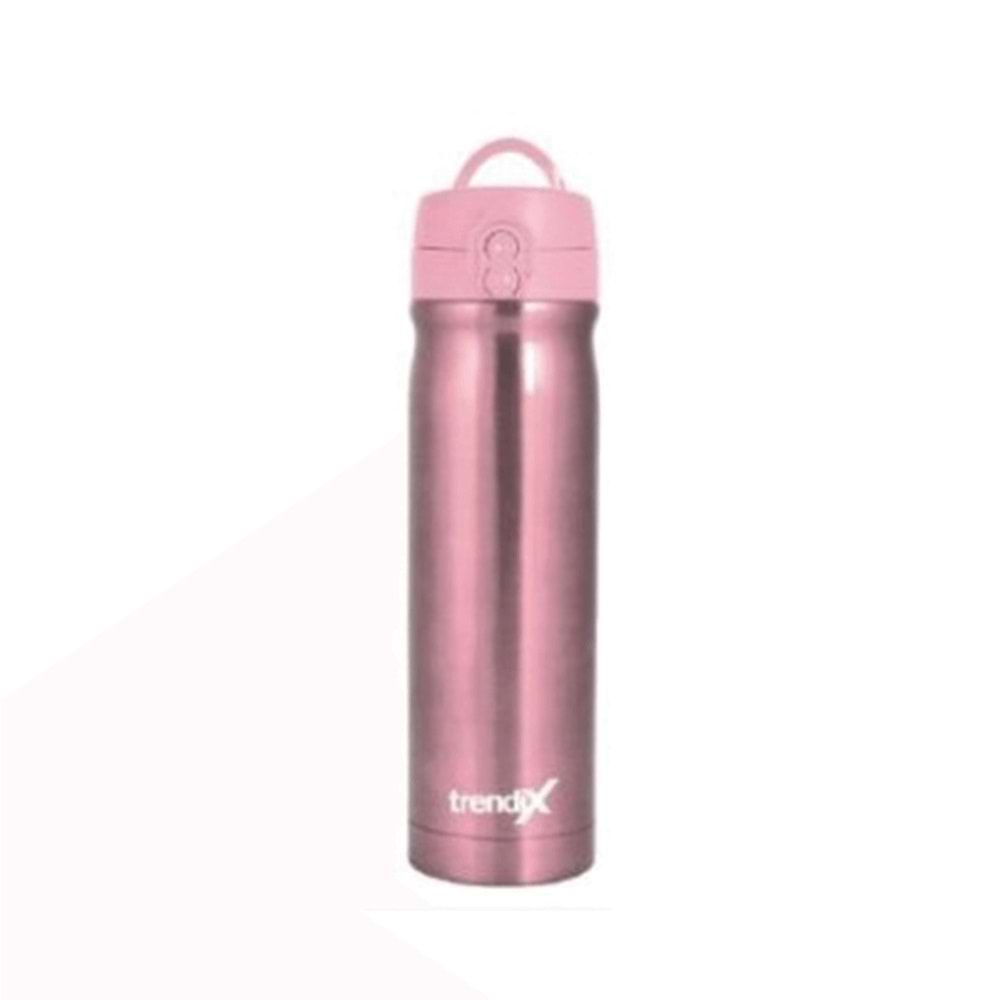 TRENDİX TERMOS ÇELİK İÇLİ 500 ML PASTEL PEMBE-U5000-PP