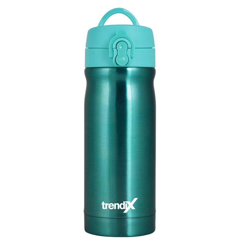 TRENDİX TERMOS ÇELİK İÇLİ 350 ML TURKUAZ-U1800-TR