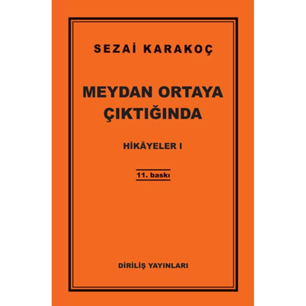 HİKAYELER 1 MEYDAN ORTAYA ÇIKTIĞINDA-SEZAİ KARAKOÇ-DİRİLİŞ YAYINLARI