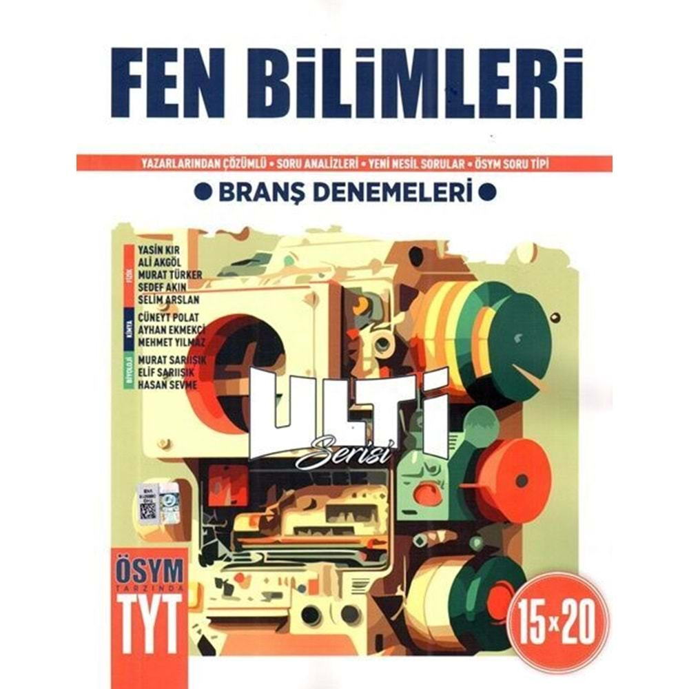 BES ULTİ TYT FEN BİLİMLERİ 15*20 BRANŞ DENEMELERİ-2024