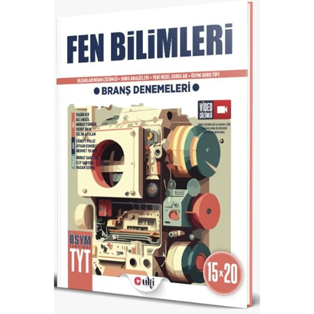 BES ULTİ TYT FEN BİLİMLERİ 15*20 BRANŞ DENEMELERİ-2025