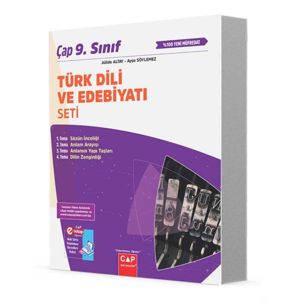 ÇAP 9.SINIF TÜRK DİLİ VE EDEBİYATI SETİ-2025