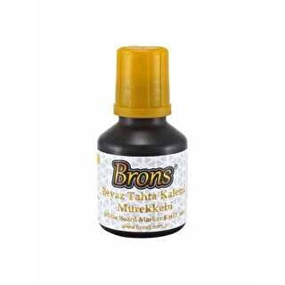 BRONS BOARD MARKER TAHTA KALEMİ MÜREKKEBİ SARI 30 CC-BR-383