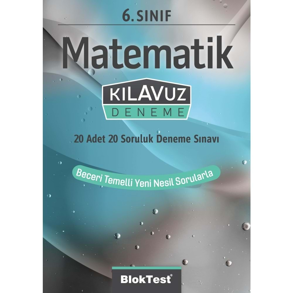 BLOKTEST 6.SINIF MATEMATİK KILAVUZ DENEME