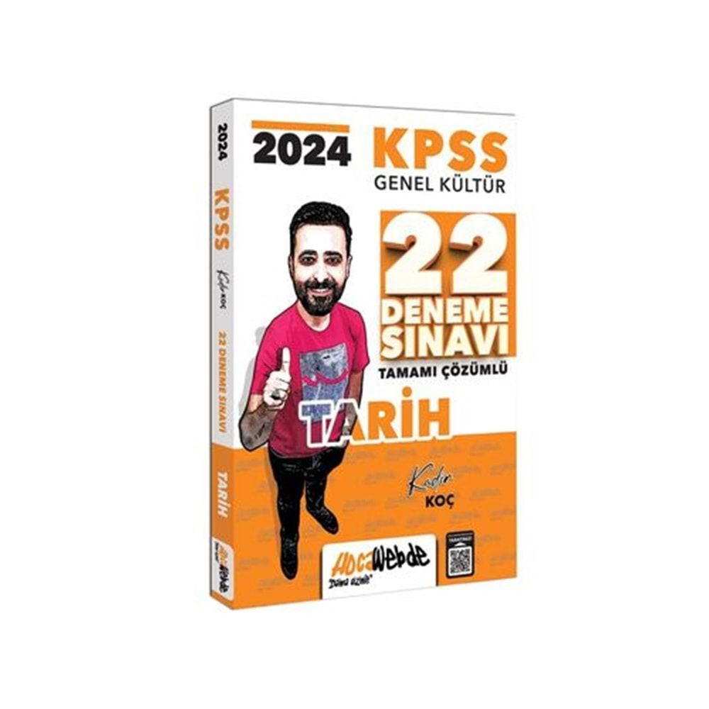 HOCAWEBDE KPSS 2024 GENEL KÜLTÜR TARİH TAMAMI ÇÖZÜMLÜ 22 DENEME SINAVI