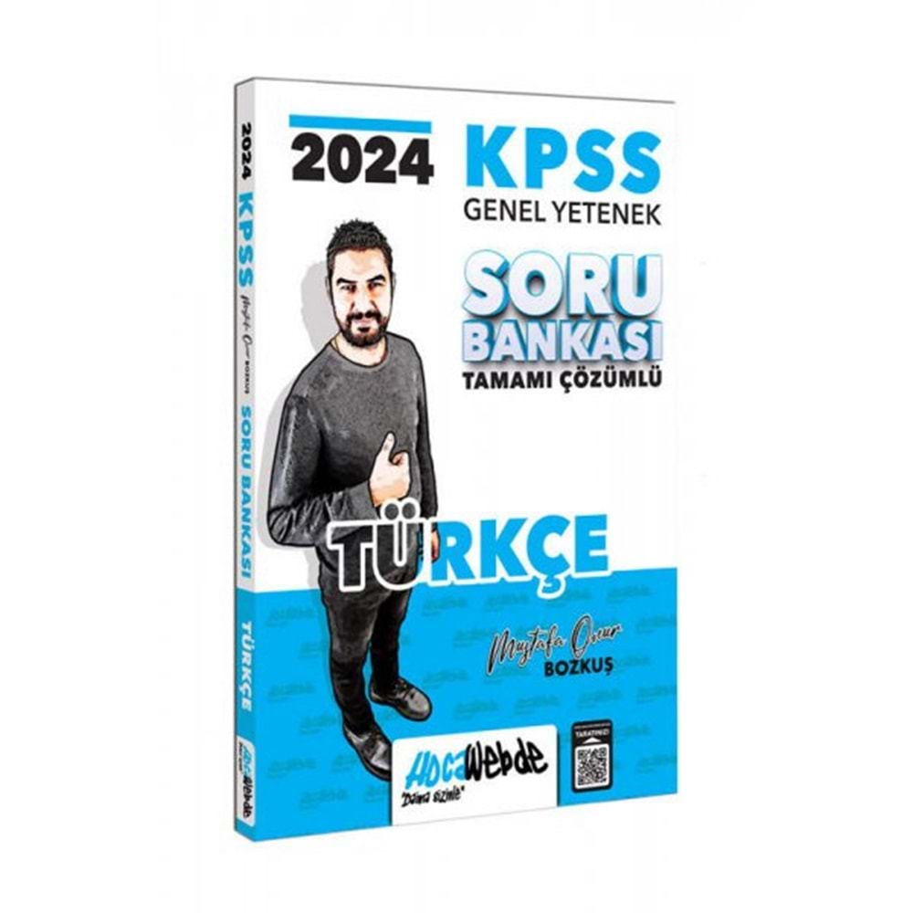 HOCAWEBDE KPSS 2024 GENEL YETENEK TÜRKÇE TAMAMI ÇÖZÜMLÜ SORU BANKASI