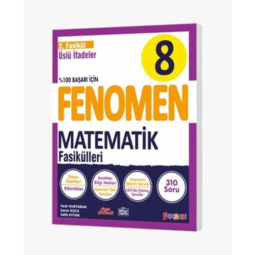 GAMA FENOMEN 8.SINIF MATEMATİK 2.FASİKÜL (ÜSLÜ İFADELER)