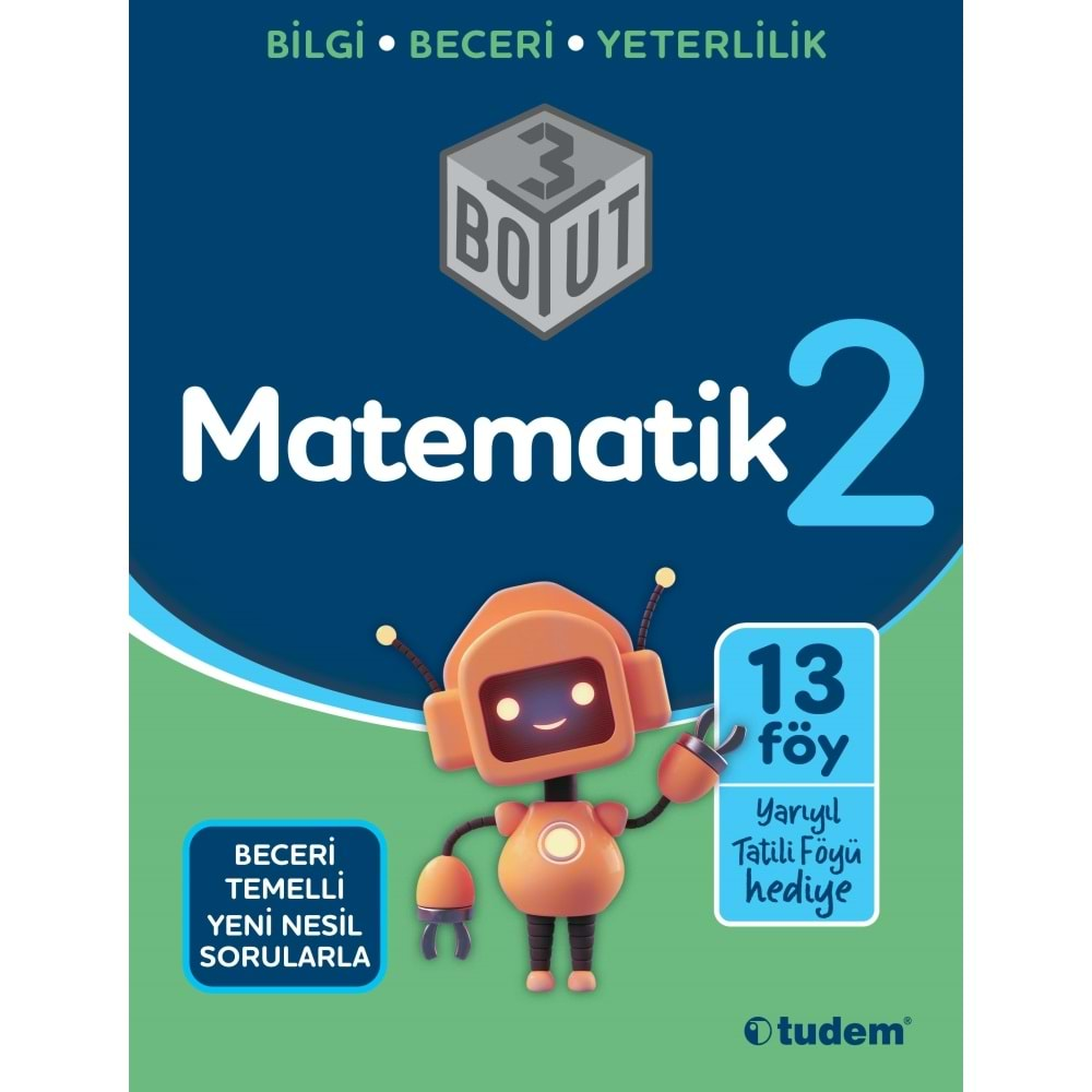 TUDEM 2.SINIF MATEMATİK 3 BOYUT 13 FÖY