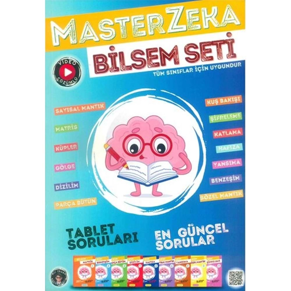 MASTER ZEKA TÜM SINIFLAR İÇİN BİLSEM SORU BANKASI