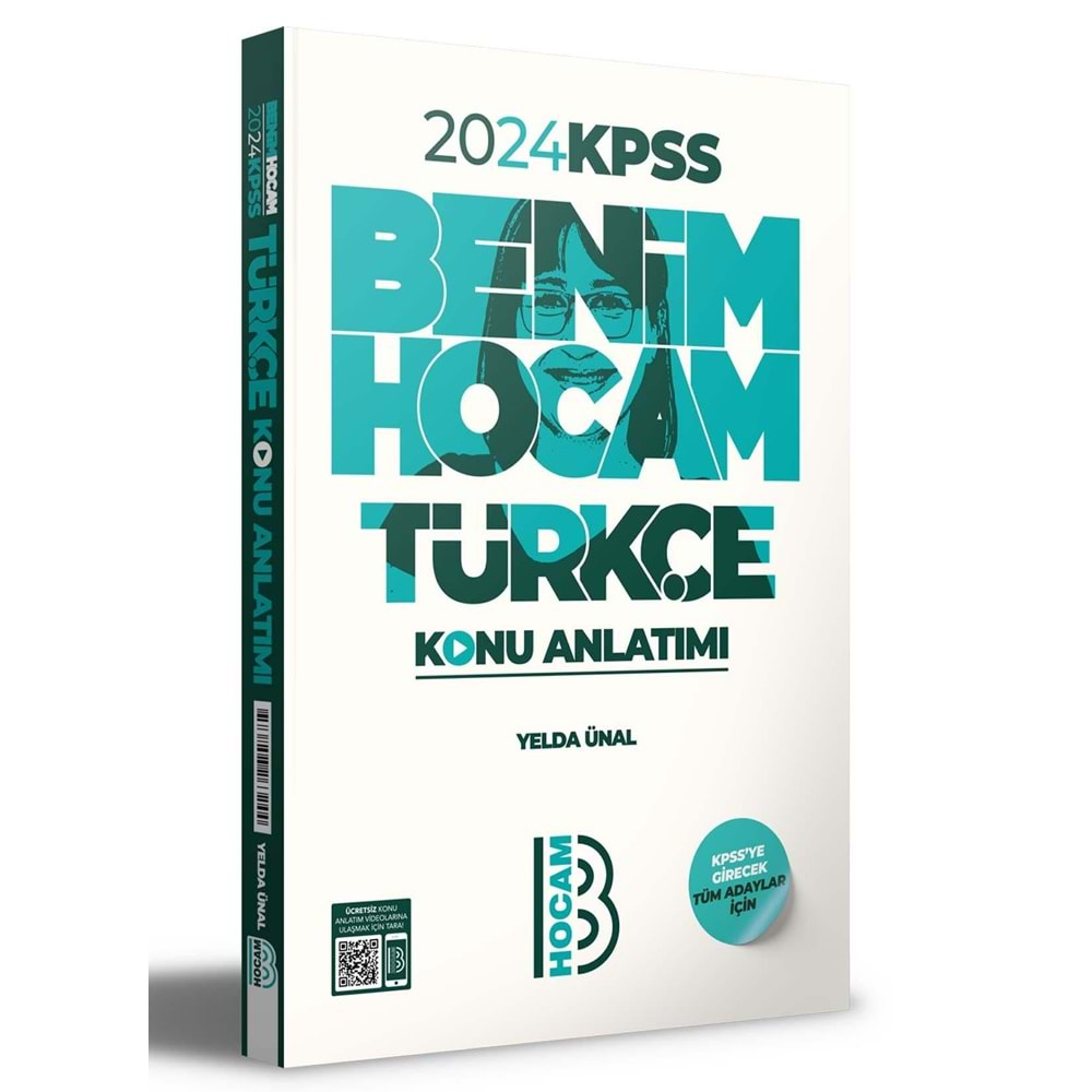 BENİM HOCAM KPSS 2024 TÜRKÇE KONU ANLATIMI