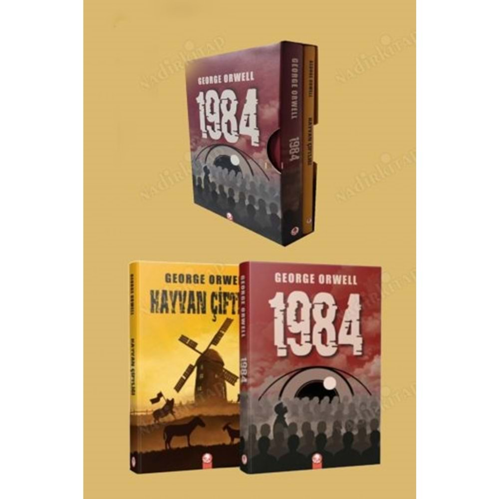 1984-HAYVAN ÇİFTLİĞİ SET-GEORGE ORWELL-KIZIL PANDA