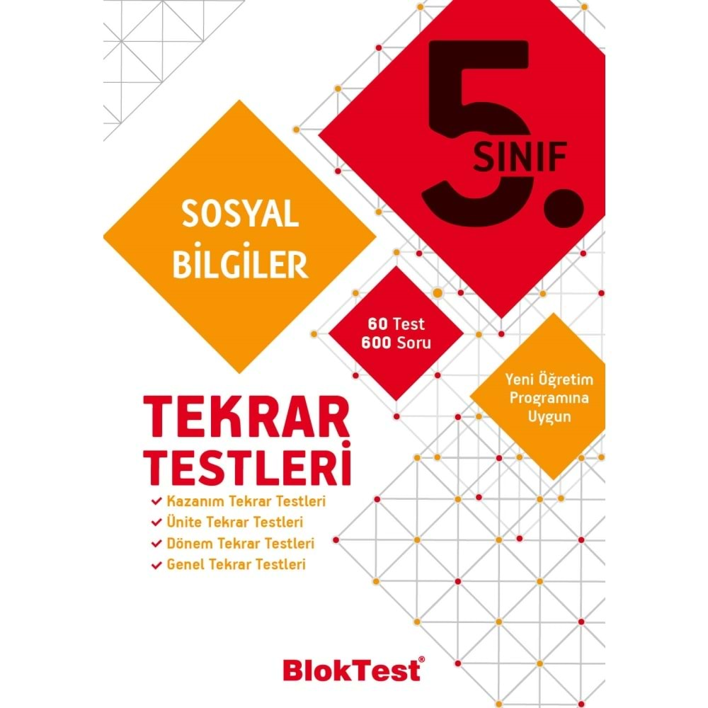 BLOKTEST 5.SINIF SOSYAL BİLGİLER TEKRAR TESTLERİ