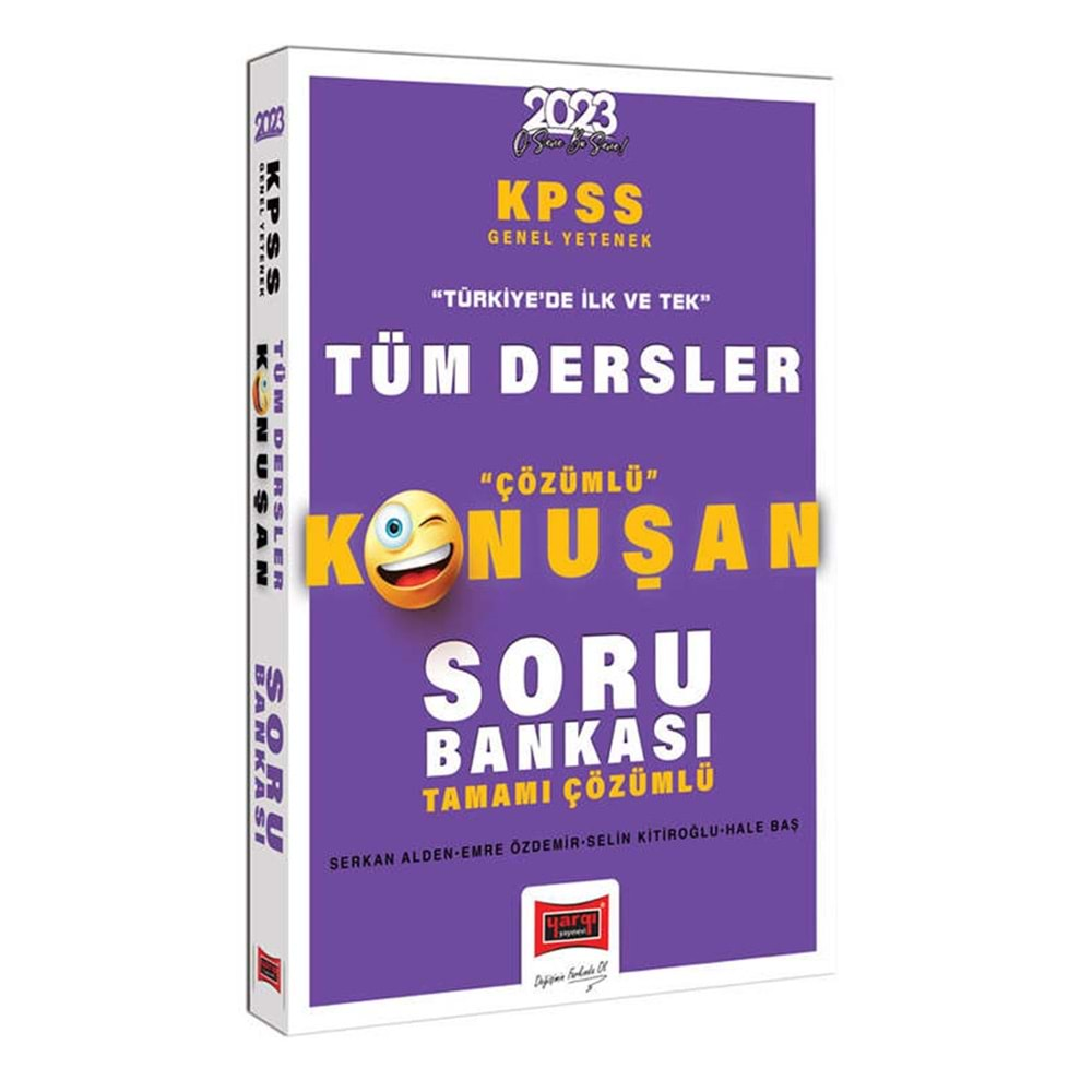 YARGI KPSS 2023 GENEL YETENEK TÜM DERSLER TAMAMI ÇÖZÜMLÜ KONUŞAN SORU BANKASI