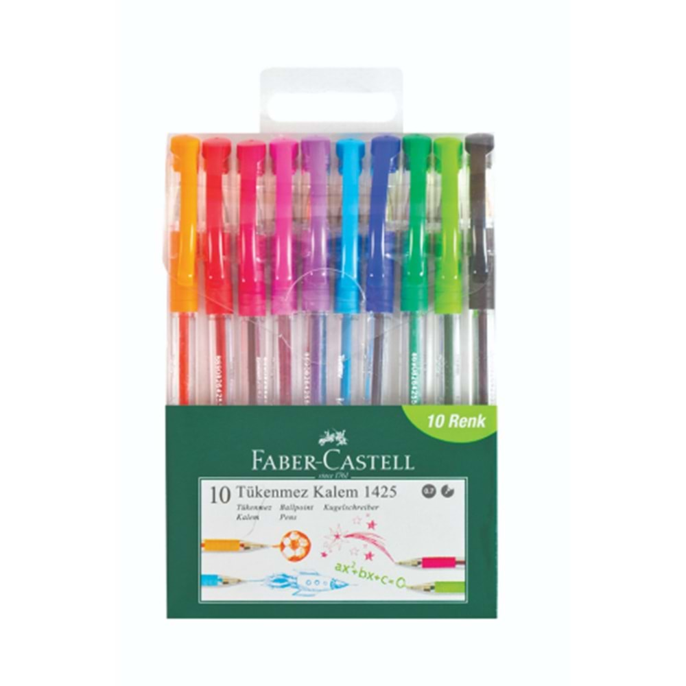 FABER CASTELL 1425 TÜKENMEZ AİLESİ 10 LU POŞET