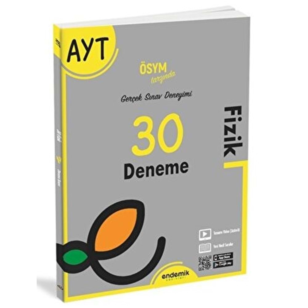 ENDEMİK AYT FİZİK 30 DENEME SINAVI