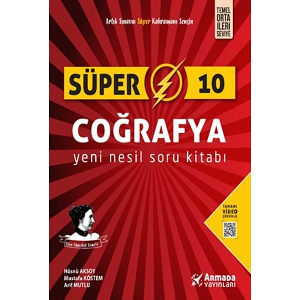 ARMADA 10.SINIF SÜPER COĞRAFYA YENİ NESİL SORU KİTABI