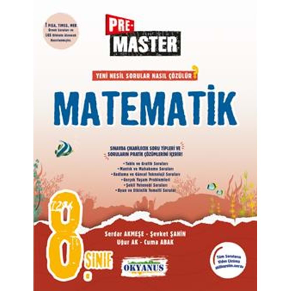 OKYANUS 8. SINIF PRE MASTER MATEMATİK SORU BANKASI