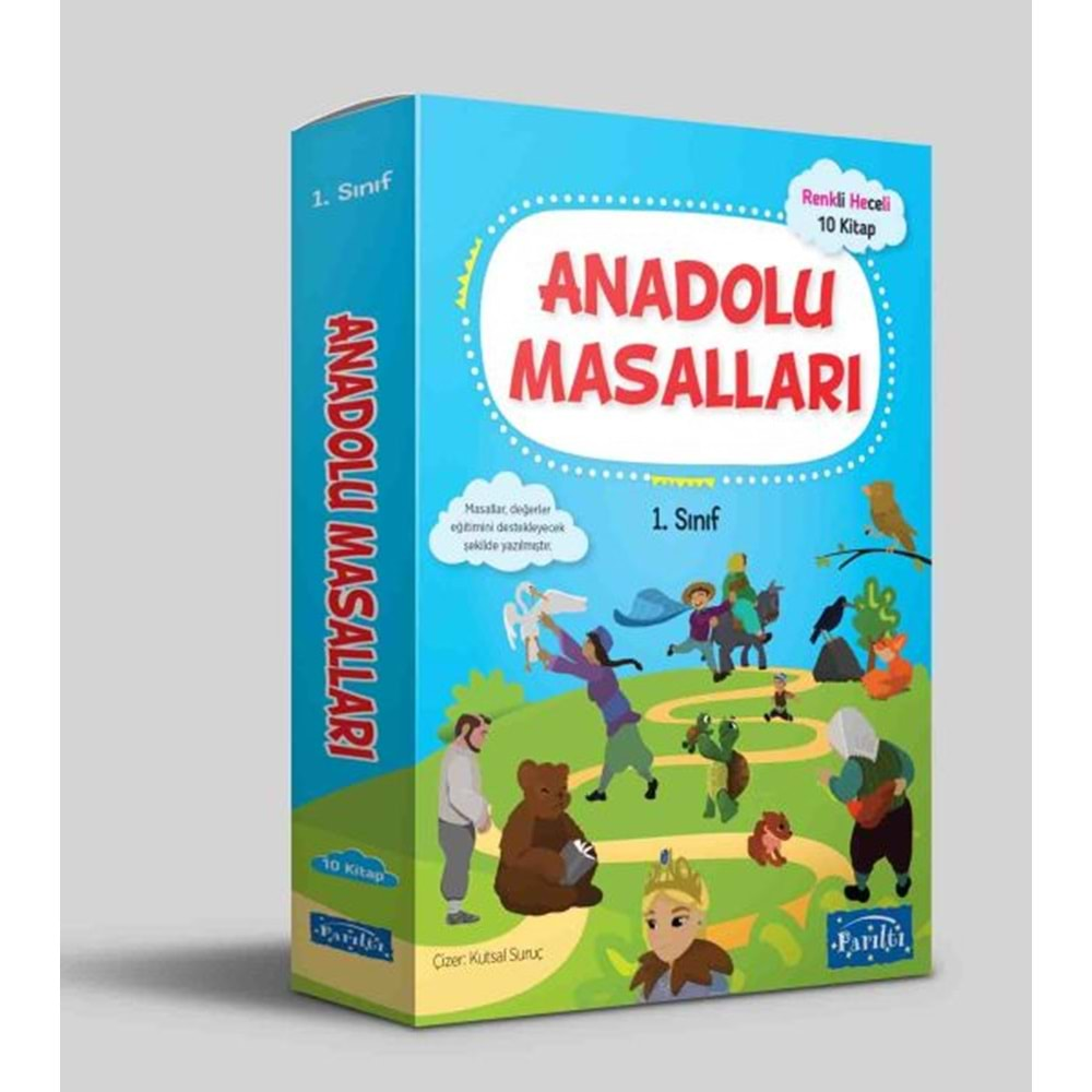 PARILTI 1.SINIF ANADOLU MASALLARI 10 KİTAP SET-SALİH ALTINSU