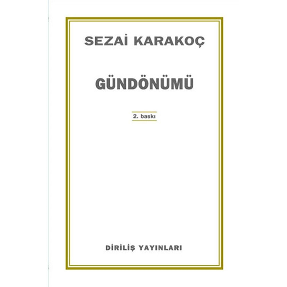 GÜNDÖNÜMÜ - SEZAİ KARAKOÇ - DİRİLİŞ