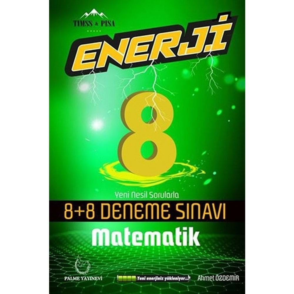 PALME 8.SINIF ENERJİ 8+8 MATEMATİK DENEME SINAVI