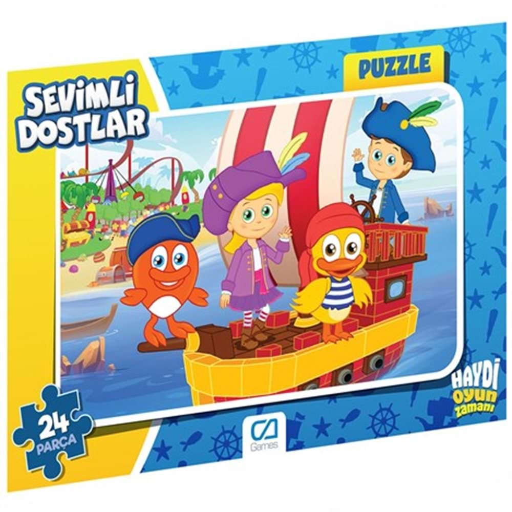 CA GAMES SEVİMLİ DOSTLAR 24 PARÇA PUZZLE-CA.5122