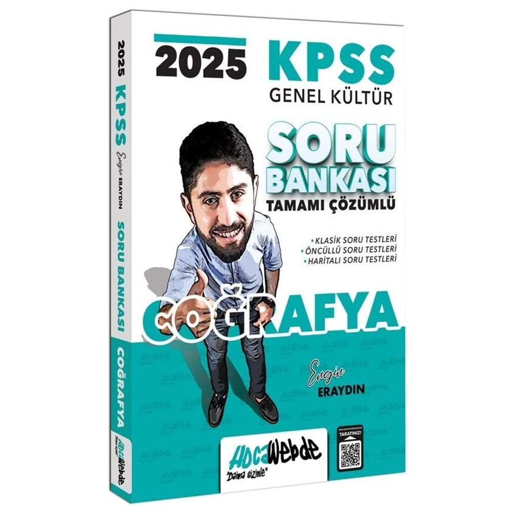 HOCAWEBDE KPSS 2025 GENEL KÜLTÜR COĞRAFYA TAMAMI ÇÖZÜMLÜ SORU BANKASI