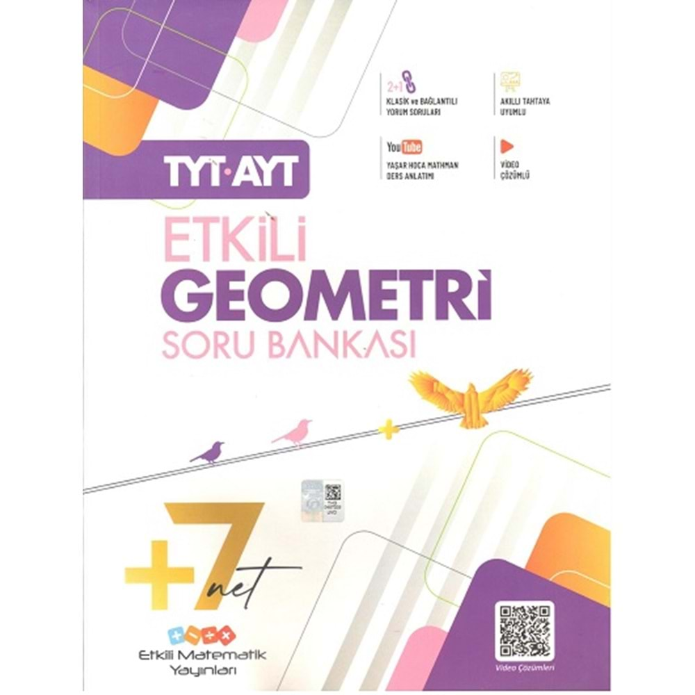 ETKİLİ MATEMATİK TYT-AYT ETKİLİ GEOMETRİ SORU BANKASI SETİ-2024