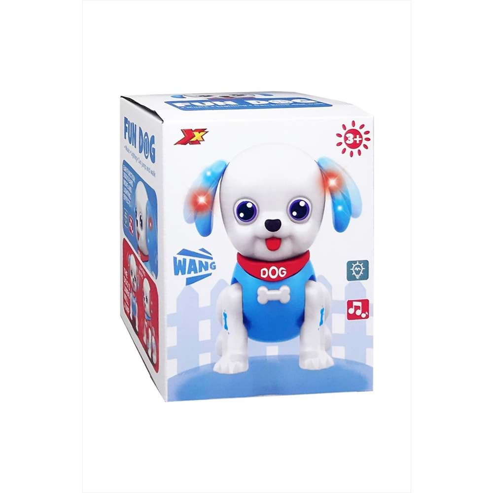 İNTERTOYS YÜRÜYEN PİLLİ SESLİ IŞIKLI KÖPEK-8119