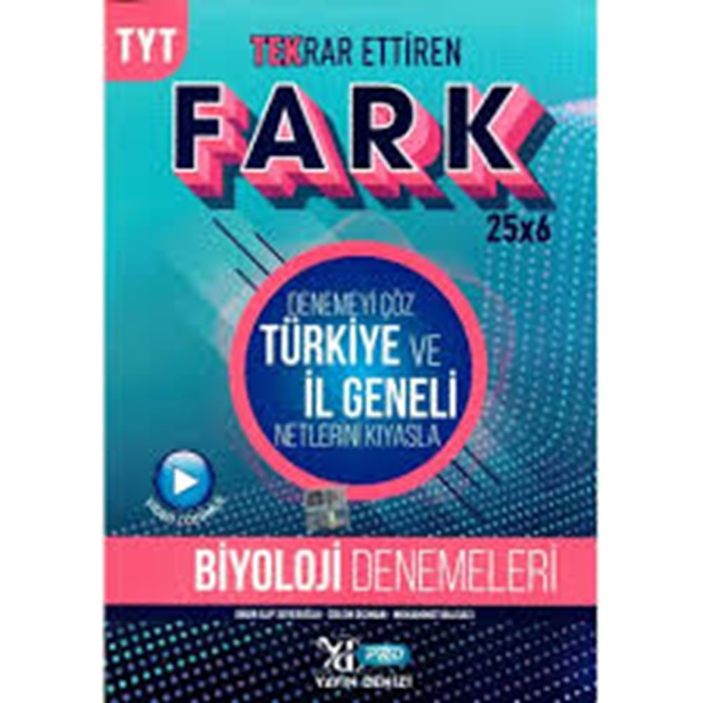 YAYIN DENİZİ TYT PRO FARK DENEME BİYOLOJİ- 2021