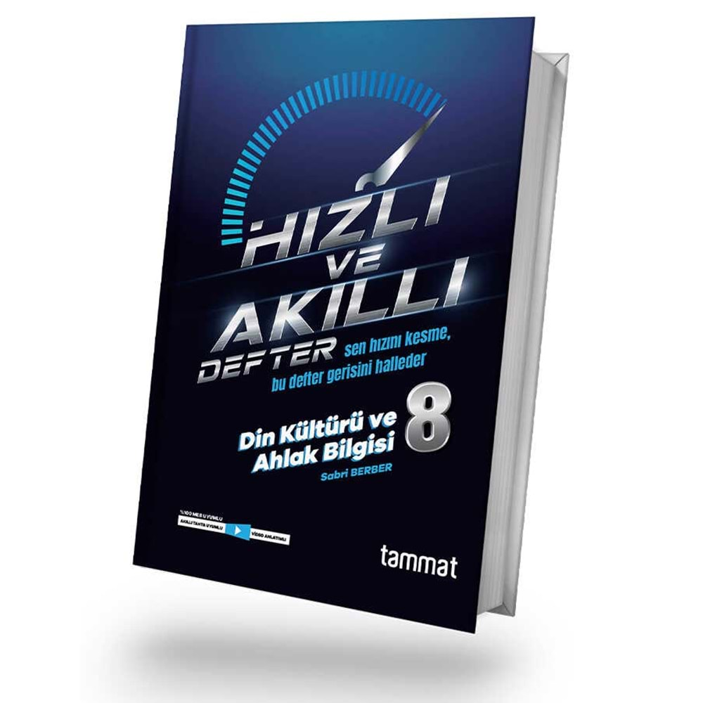 TAMMAT 8.SINIF DİN KÜLTÜRÜ VE AHLAK BİLGİSİ HIZLI VE AKILLI DEFTER