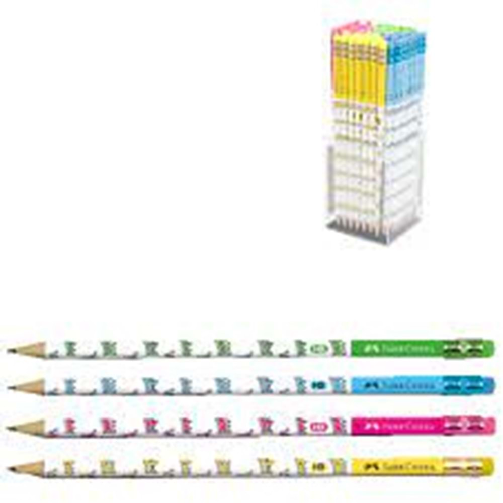 FABER CASTELL CROWN SİLGİLİ KURŞUN KALEM HB