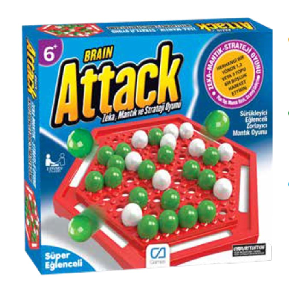 CA GAMES BRAIN ATTACK ZEKA MANTIK VE STRATEJİ OYUNU-CA.5291