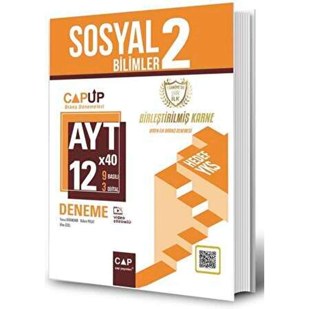 ÇAP AYT SOSYAL BİLİMLER-2 12*40 UP DENEME-2024