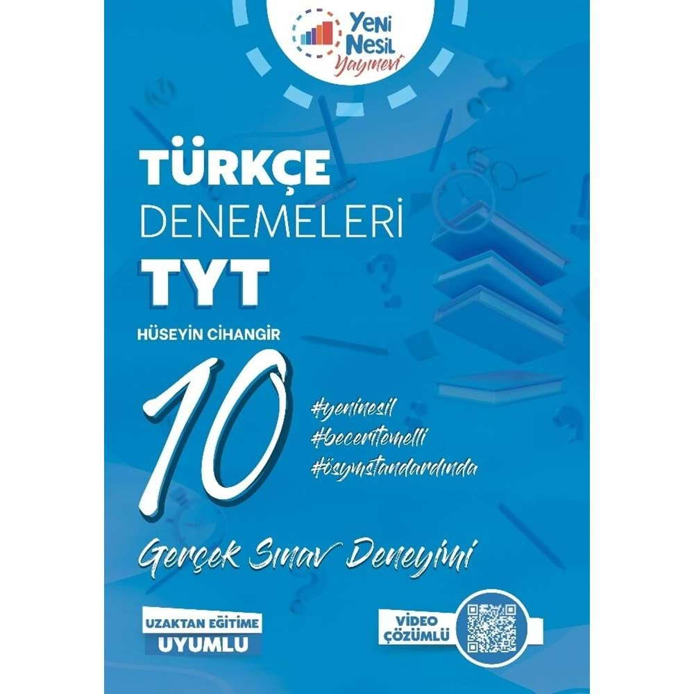 YENİ NESİL TYT TÜRKÇE 10 DENEME