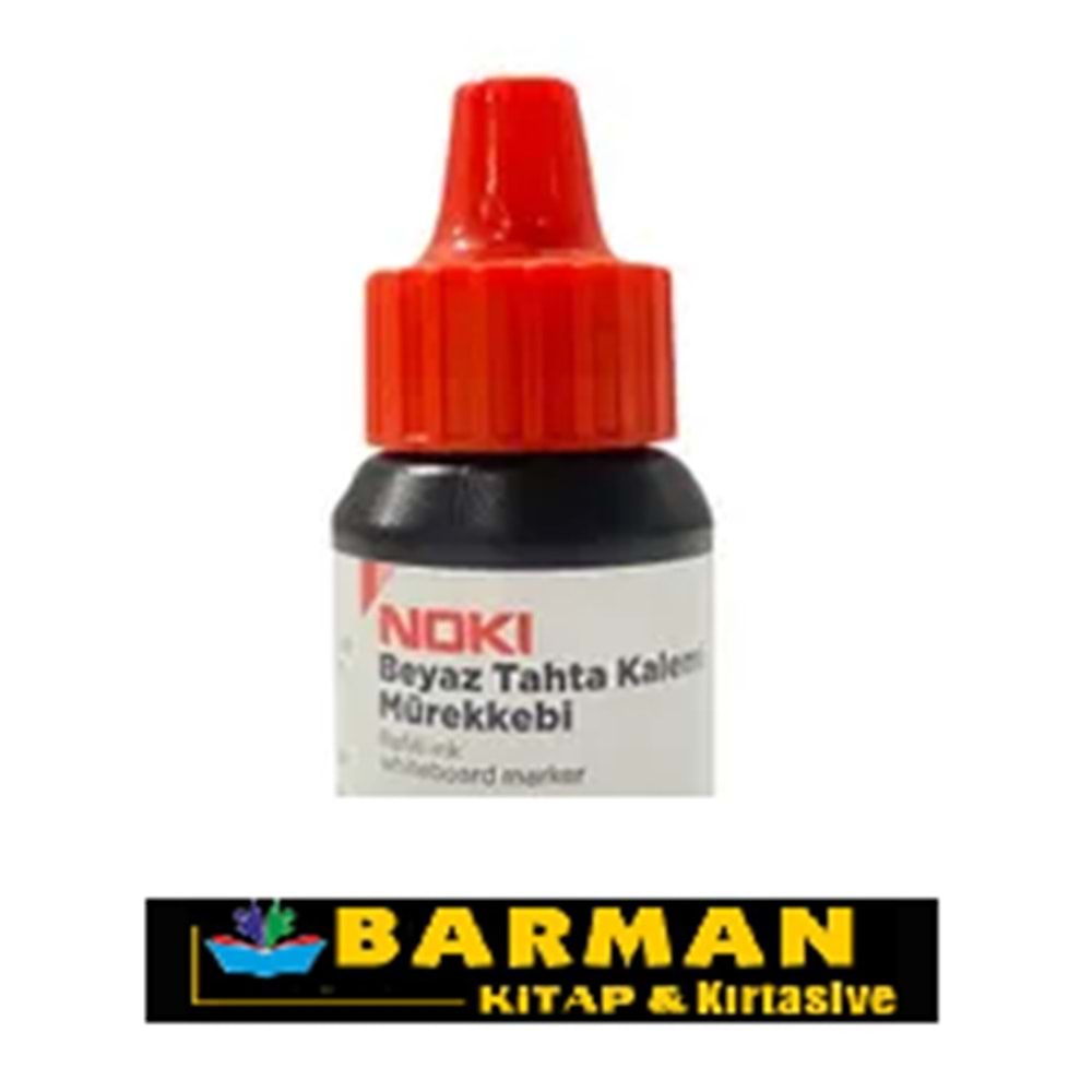 NOKİ BEYAZ TAHTA KALEMİ MÜREKKEBİ 100 ML KIRMIZI-1663-100-080