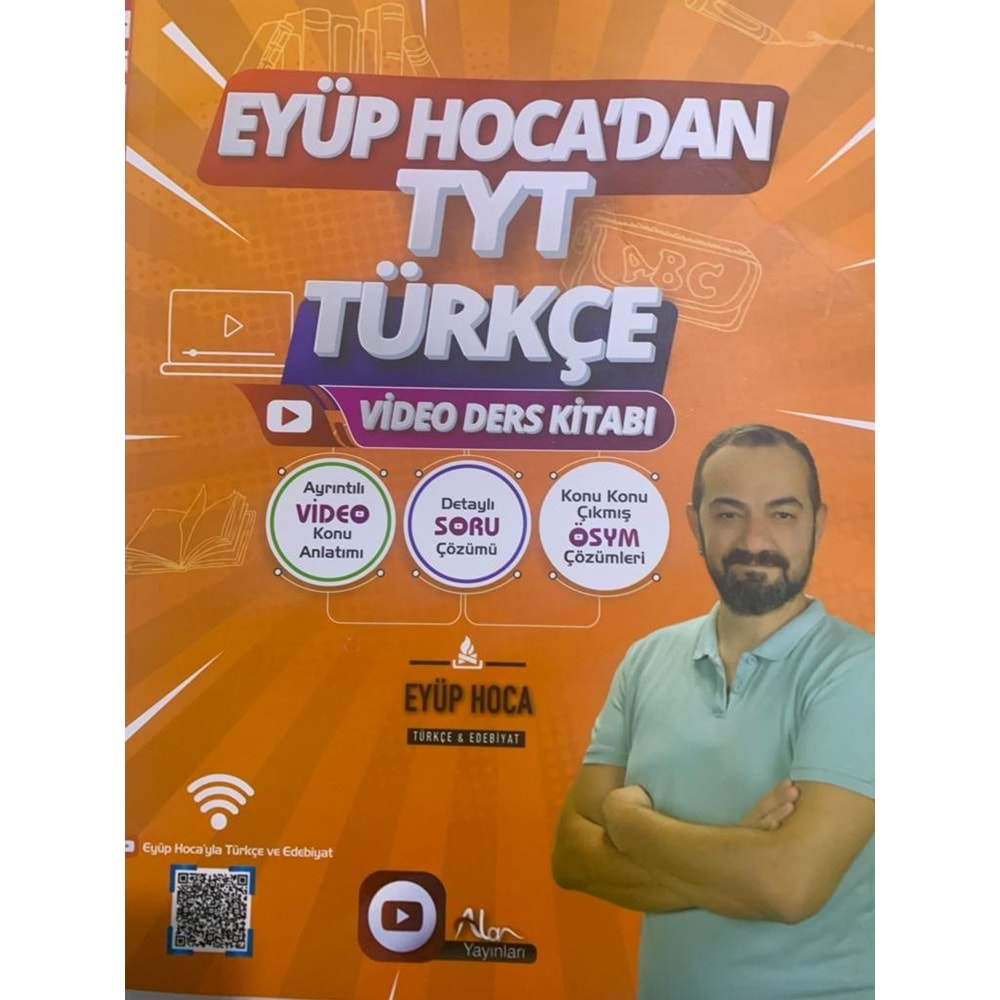 ALAN YAYINLARI EYÜP HOCA DAN TYT TÜRKÇE VİDEO DERS KİTABI-2024