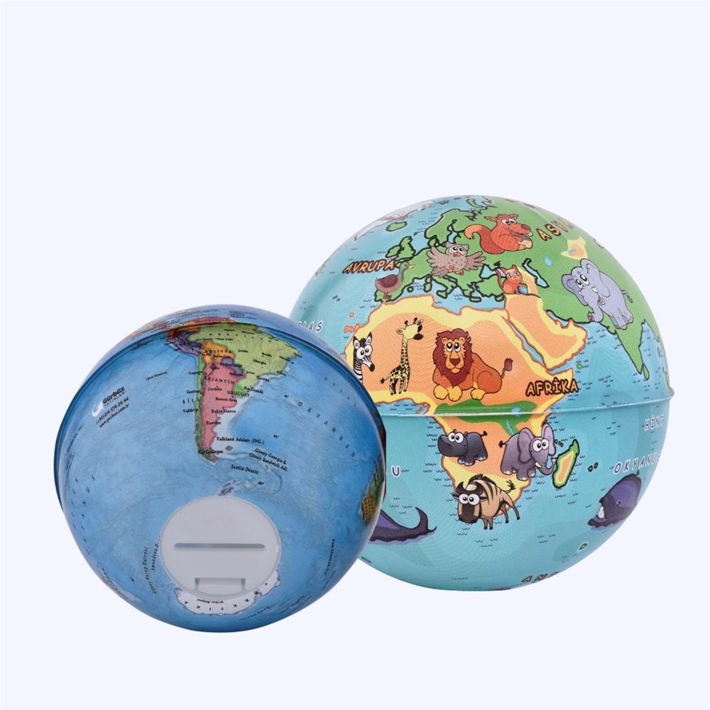 GÜRBÜZ GLOBE BANK HAYVANLI KÜRE 10 CM-43103