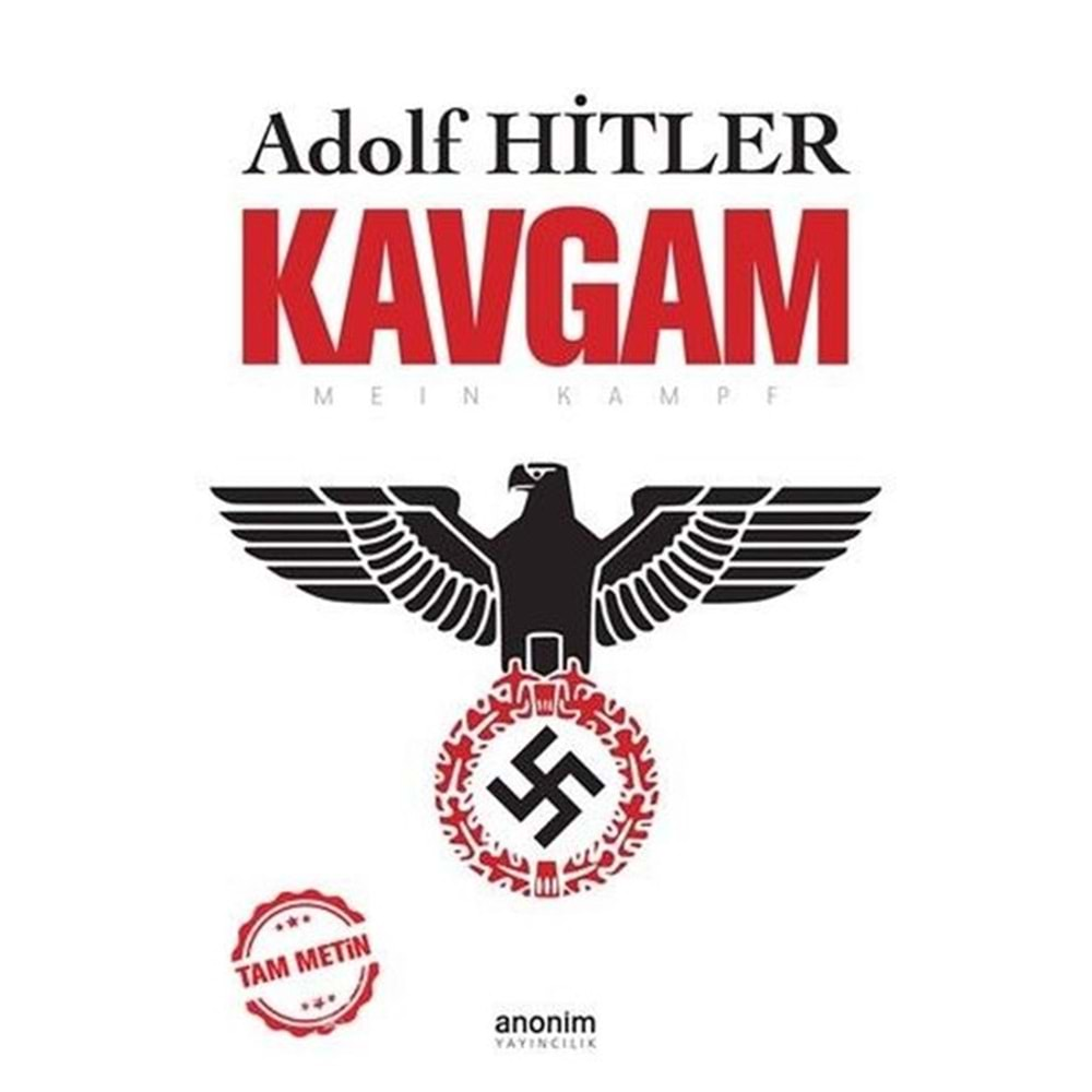 KAVGAM-ADOLF HİTLER-ANONİM YAYINCILIK