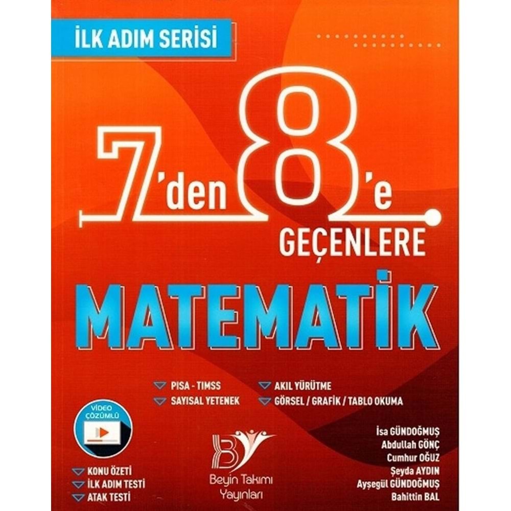 BEYİN TAKIMI İLK ADIM 7DEN 8E GEÇENLERE MATEMATİK-2021