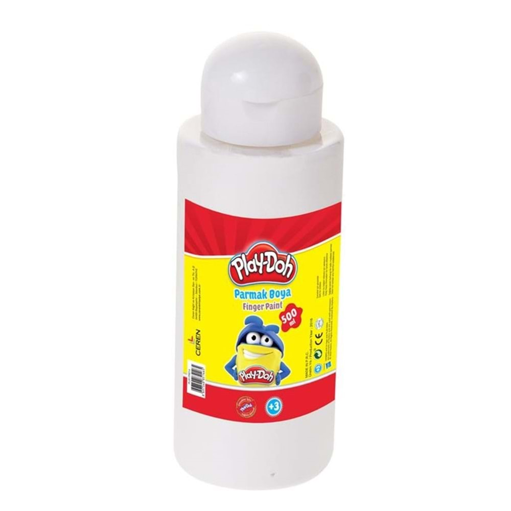 PLAY-DOH 500 ML.PARMAK BOYASI TÜP BEYAZ-PLAY-PR014