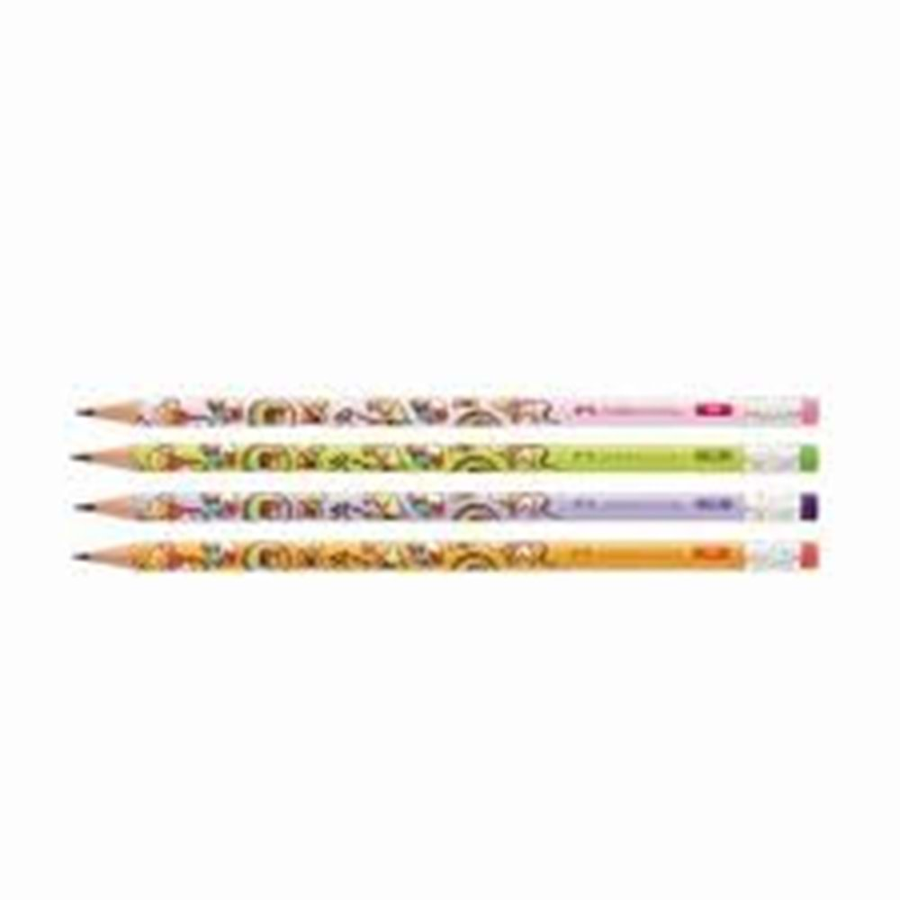 FABER CASTELL JİMNASTİK 2B SİLGİLİ KURŞUN KALEM-5244000032